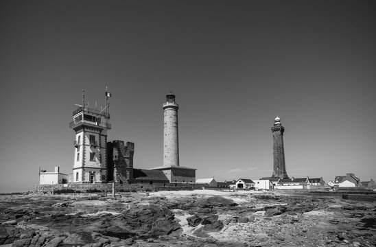 Phare d Eckm&uuml;hl in the french city of Saint-Pierre
