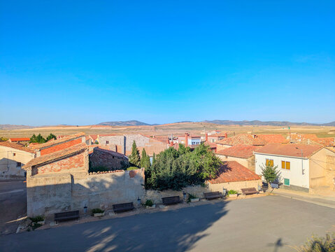 small rural village architecture Spain