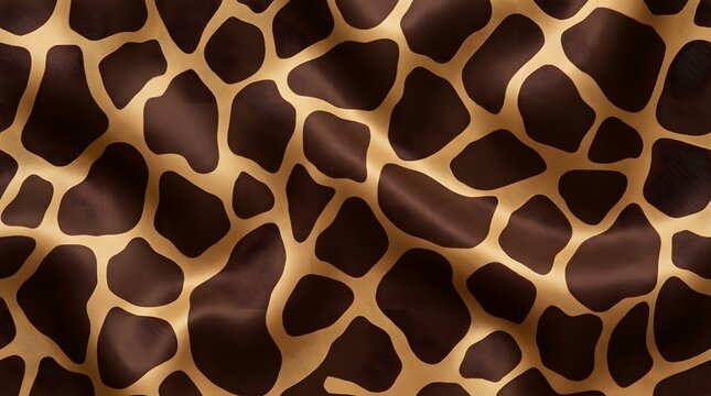 closeup pattern dark brown irregular shapes giraffe skin texture organic animal print