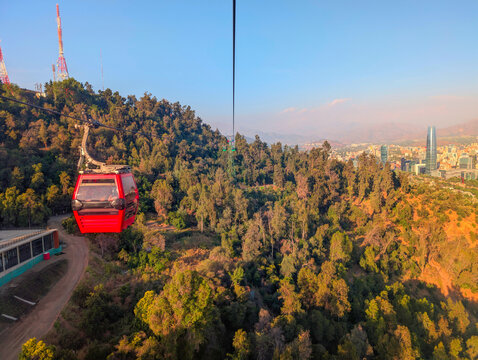 Cable Car  Metropolitan Park Santiago