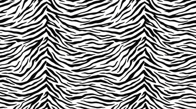 black and white zebra animal print pattern seamless design background