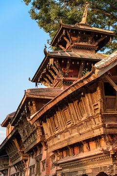 Intricate Newari Architecture in Bhaktapur