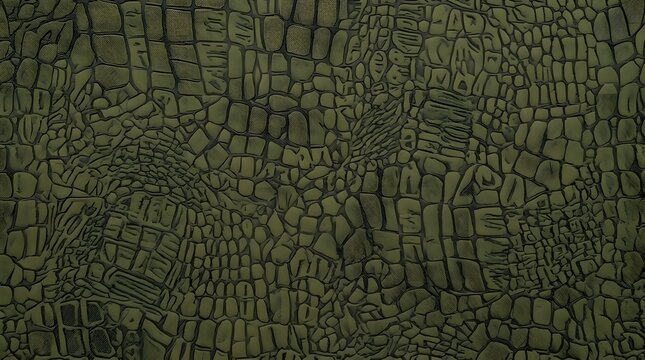 dark green alligator skin texture closeup reptile scales pattern natural background