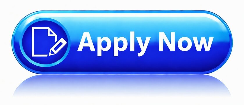 Modern apply now button with document icon and pencil