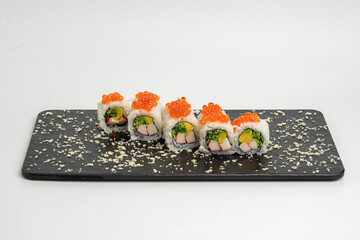 Special California Roll with Crab Avocado and Caviar © nayefhammouri