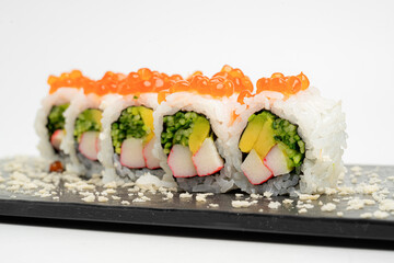 Special California Roll with Crab and topping Roe © nayefhammouri