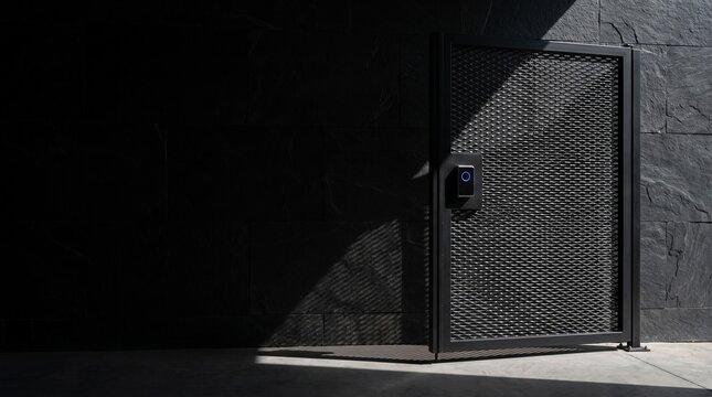 Digital Keypad Lock Smart Access Control Black Security Gate