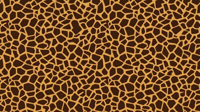 brown and tan giraffe pattern seamless texture natural animal skin design background
