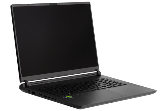 San Francisco, USA - May 2026. ASUS ROG Strix G18 G815JPR gaming laptop on a white background. A close-up of the new gaming laptop on a white background.