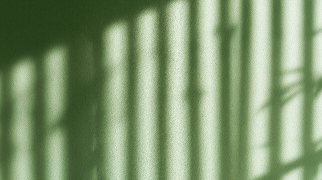 Window Shadow Overlay on Textured Green Wall Background
