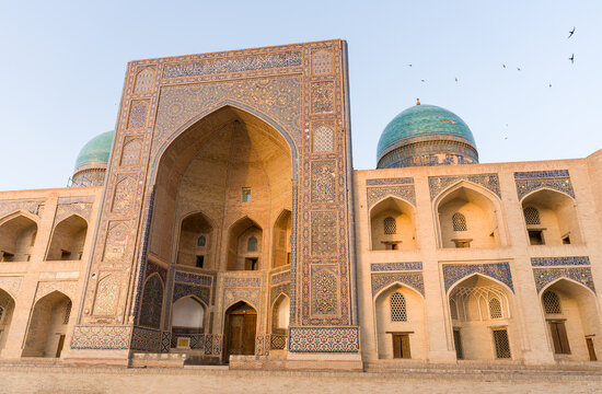 Ulugbek Madrasah at Sunset in Bukhara, Uzbekistan