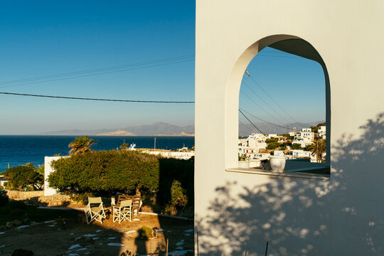 Arched Window with Sea View