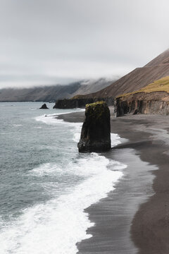 Hvitserkur Sea Stack Above the Shore
