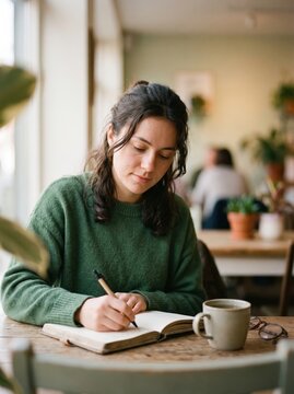 Journaling Peacefully with Tea