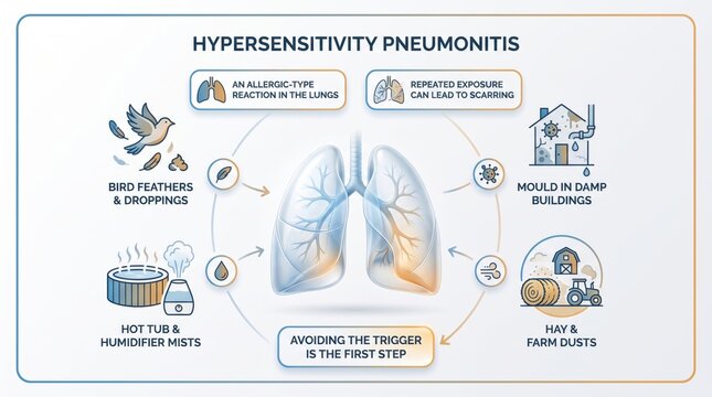 Hypersensitivity pneumonitis and the lungs