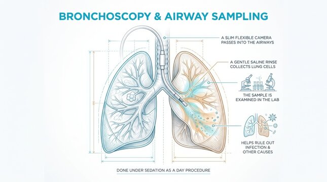 Bronchoscopy and airway sampling