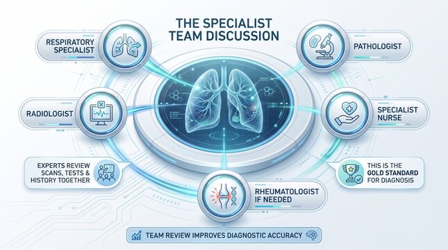 The specialist lung team discussion