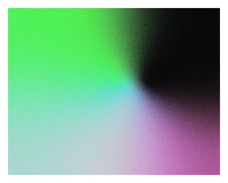 Abstract Grainy Mesh Gradient Green Purple Vector Background