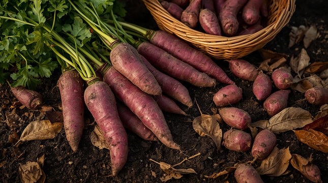Natural Purple Sweet Potato Produce from Rural Agriculture