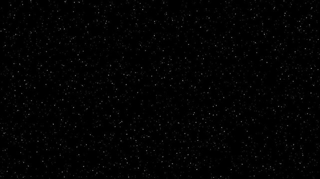 Dark Night Sky with Twinkling Stars and Gentle Nebula