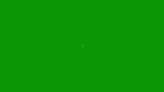 Green and black abstract background with animated star shapes for motion graphics in video resolution