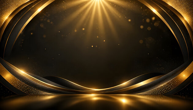 Luxury Black Gold Background