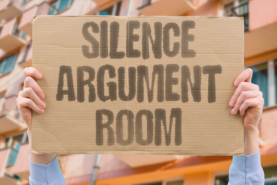 "Silence argument room" The air sits heavy after both people have spoken. CONFLICT. TENSION. QUIET. UNRESOLVED. PRESENCE.
