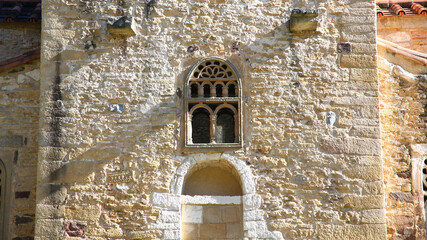 Fototapeta premium Iglesia de San Miguel de Lillo, Oviedo, Asturias, España