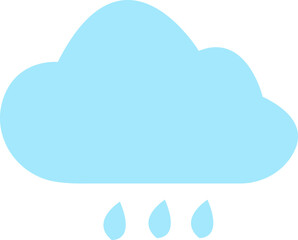 Fototapeta premium Cloud Icon Modern Fill Black and color Cloud Computing and Weather Vector Icon Minimal Solid Cloud Symbols for Web, App, UI and Technology Design Isolated on transparent backgro
