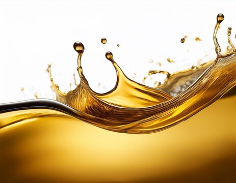 engine oil splash wave isolated on white background png