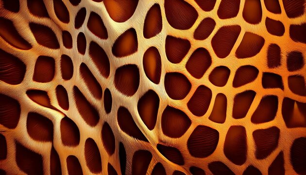 giraffe skin pattern background