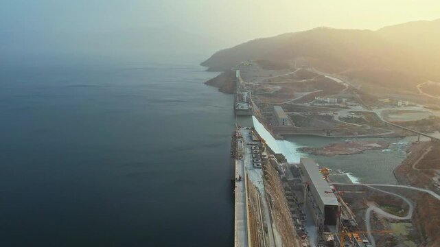 Grand Ethiopian Renaissance Dam, Nile Dam Ethiopia, Millennium Dam, Blue Nile River, hydroelectric power plant