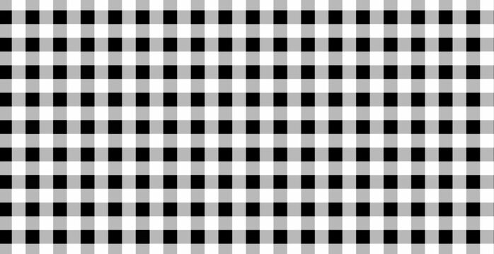 black and white gingham checkered pattern