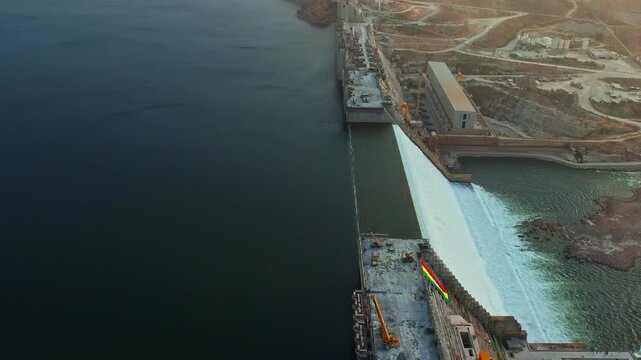 Grand Ethiopian Renaissance Dam, Nile Dam Ethiopia, Millennium Dam, Blue Nile River, hydroelectric power plant