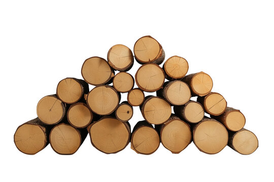 Low stack of cut firewood logs showing varied circular wood cross sections