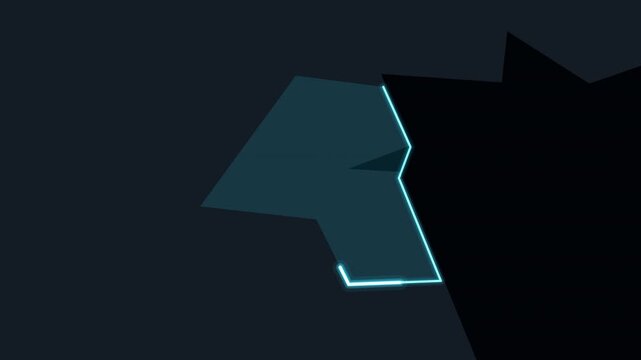 World Map Zoom Animation Highlighting Kuwait with Glowing Outline