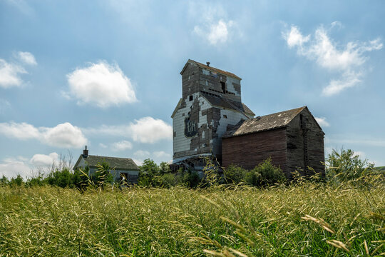 Old elevator in the field