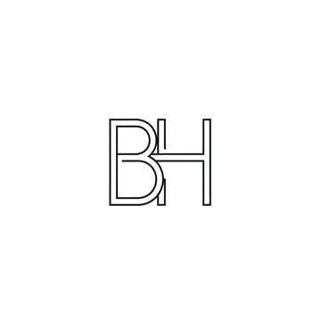 BH Monogram Isolated