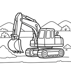 Cartoon dog sitting in the back of a pickup truck. © Waris
