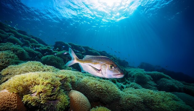 sea fich underwater