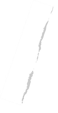 Grey map shape of the andaman islands archipelago