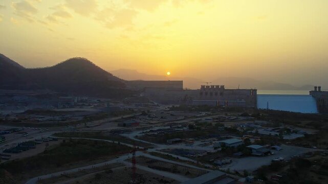 Grand Ethiopian Renaissance Dam, Nile Dam Ethiopia, Millennium Dam, Blue Nile River, hydroelectric power plant