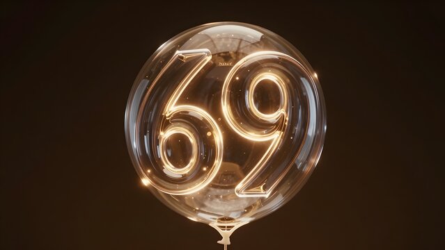 69. [STYLE] of an abstract inflation concept showing a translucent glass balloon expanding under internal glowing pressure showing tension in its surface, dramatic dark studio lighting, deep amber and