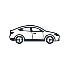 Fototapeta premium Black and white vintage car with classic design elements.