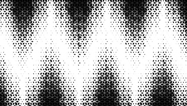 Black and white abstract halftone pattern with smooth transition effect for sporty background and jersey design. Fully editable vector element. Easy to edit with universal graphic softwere.. 