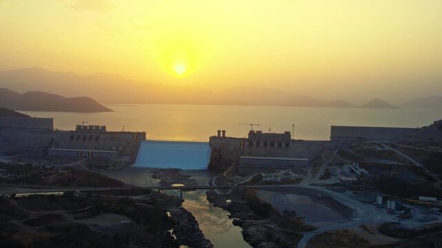Grand Ethiopian Renaissance Dam, Nile Dam Ethiopia, Millennium Dam, Blue Nile River, hydroelectric power plant