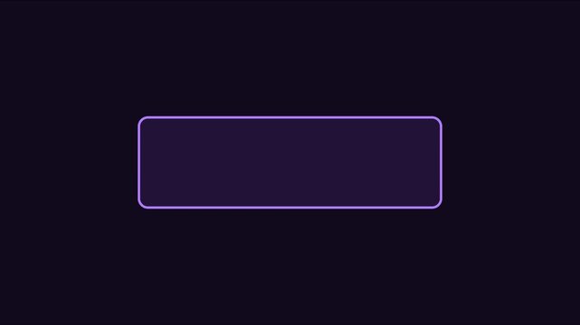 Animated email address with purple neon glow effect for digital communication and social media branding animation 4k