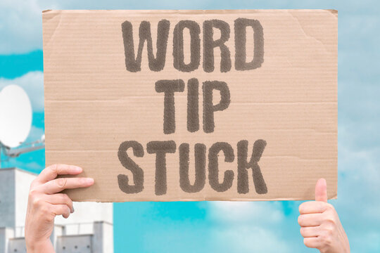 "Word tip stuck" A name hovers just out of memory reach. FORGET. MEMORY. NAME. BLANK. FRUSTRATION.
