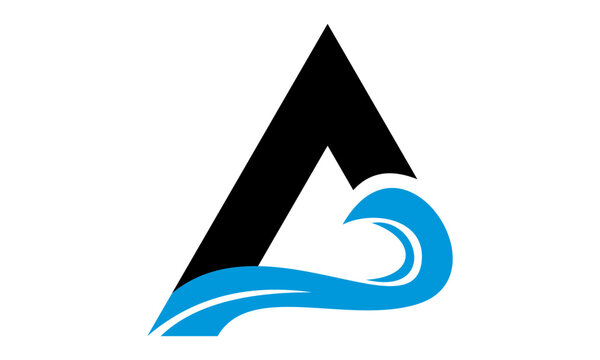 A wave letter logo