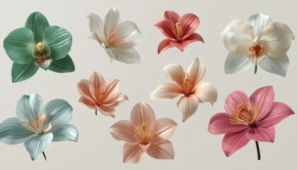 Obraz premium Glass leaves